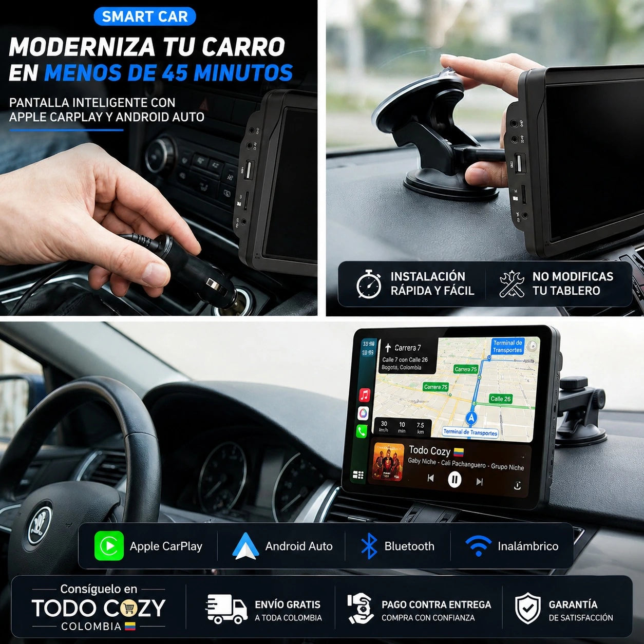 SMART CAR - DELE A SU CARRO LA TECNOLOGÍA QUE SE MERECE